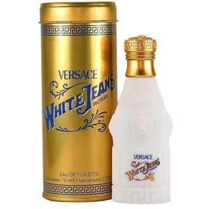 فرزاتشي وايت جينز للنساء / Versace White Jeans for Women